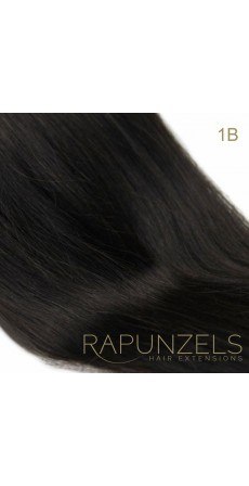 20 Gram 20" Hair Weave/Weft Colour #1B Natural Off Black (Colour Flash)